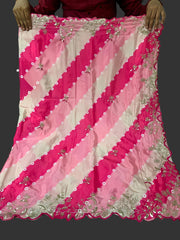 PINK LAHARIYA SAREE
