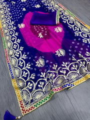 New Arrivals ❣️❣️ NEW CONCEPT IN PURE BANDHANI SAREE 😊😊