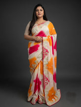 DIGITAL TIE PRINT SAREE