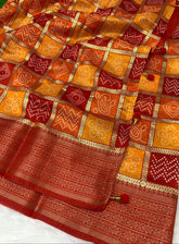 FOIL BANDHANI SAREE