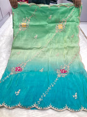 GOLD CRUSH SAREE