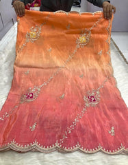 GOLD CRUSH SAREE