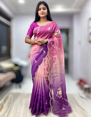 GOLD CRUSH SAREE