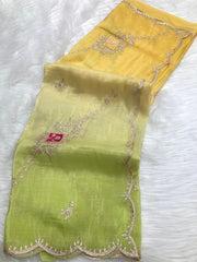 GOLD CRUSH SAREE