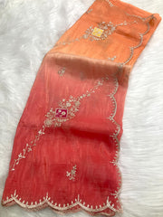 GOLD CRUSH SAREE