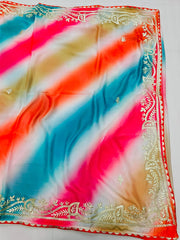 MULTI LAHARIYA SAREE