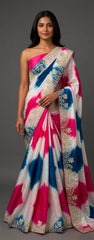 DIGITAL TIE PRINT SAREE