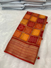 FOIL BANDHANI SAREE