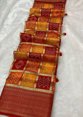 FOIL BANDHANI SAREE