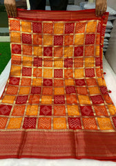 FOIL BANDHANI SAREE