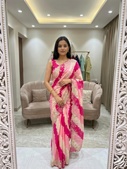 New Latest Collection in Zig zag Lhariya Work Concept.