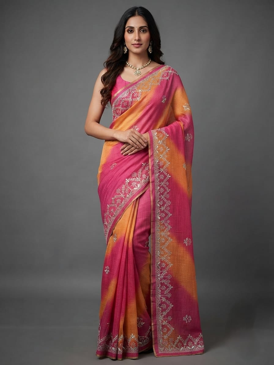 3D SHADED SAREE
