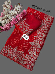 C*C BANDHANI SAREE
