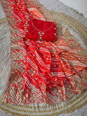 LAHARIYA BANDHEJ SAREE