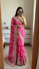 MULTI LAHARIYA SAREE