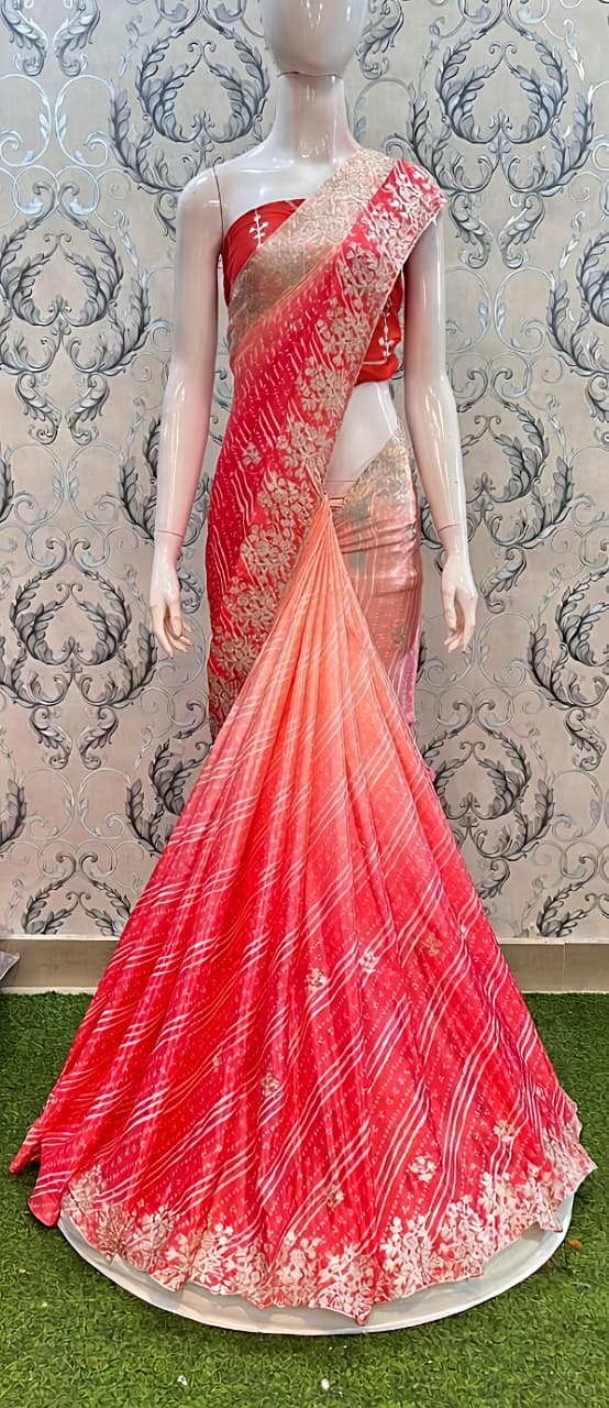 LAHARIYA BANDHEJ SAREE